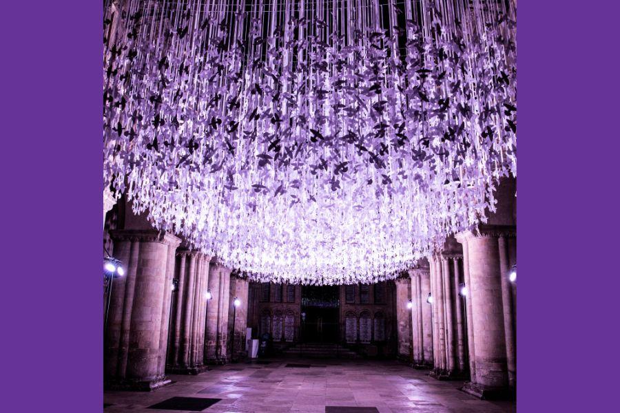 Chichester Cathedral - peace doves