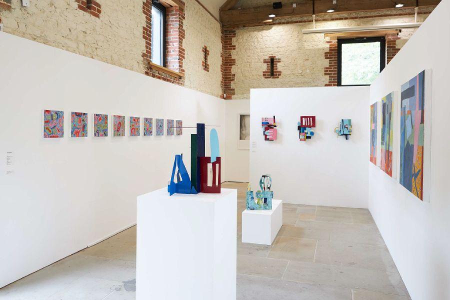 Exhibition of artwork by Annie Hardy, at West Dean Summer Show