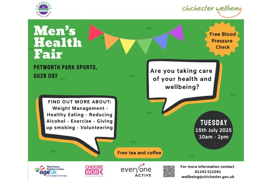 Men's Health Fair poster